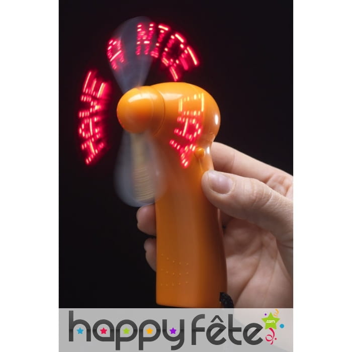 Mini ventilateur lumineux have a nice day