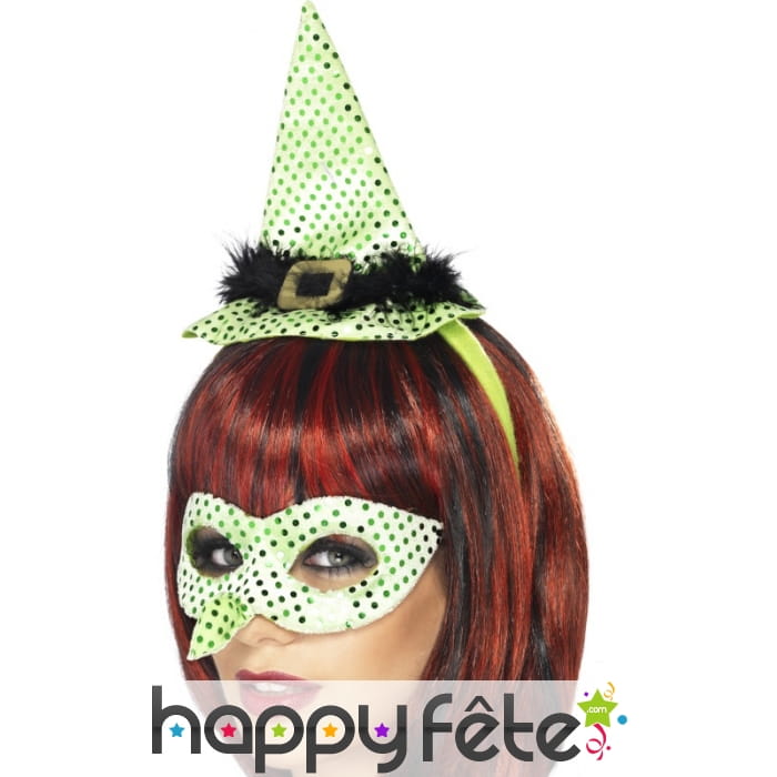 Masque vénitien vert