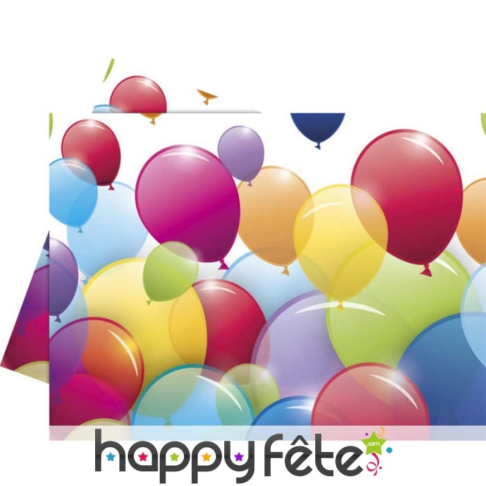 Nappe à motifs ballons