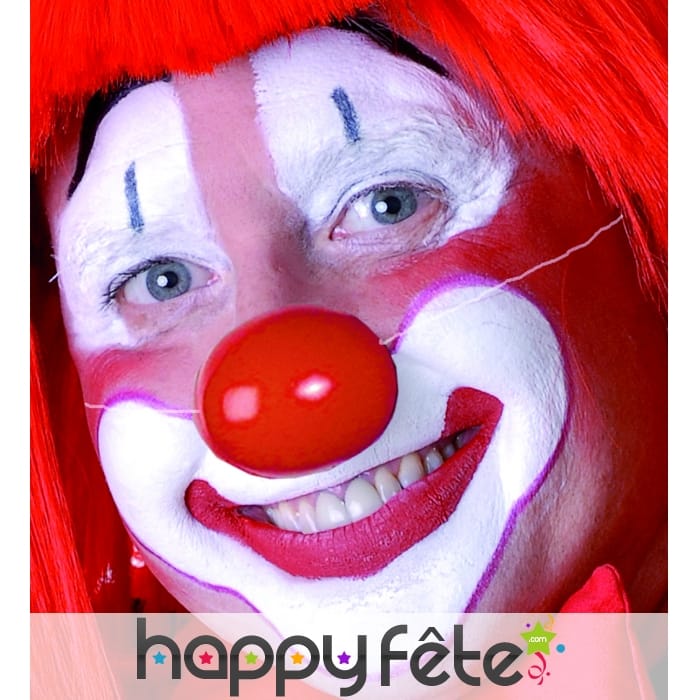 Nez de clown en plastique