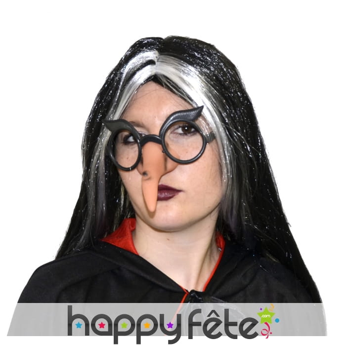 Nez et lunettes de sorcière