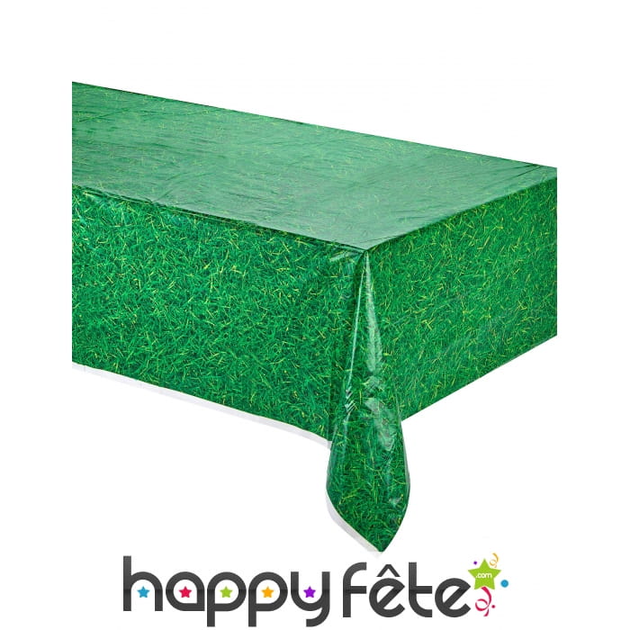 Nappe imprimée herbe verte de 137 x 274cm
