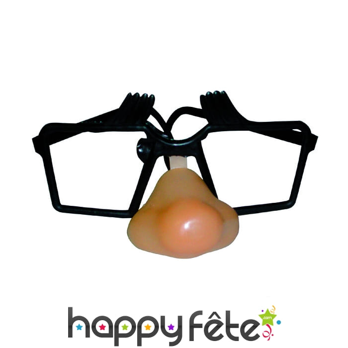 Nez +lunettes