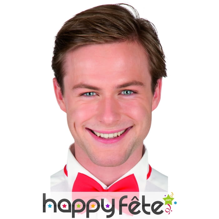 Noeud papillon réglable rouge