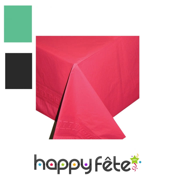 Nappe rouge en papier