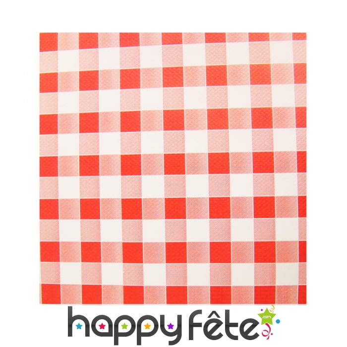 Nappe vichy de 120 cm x 25m