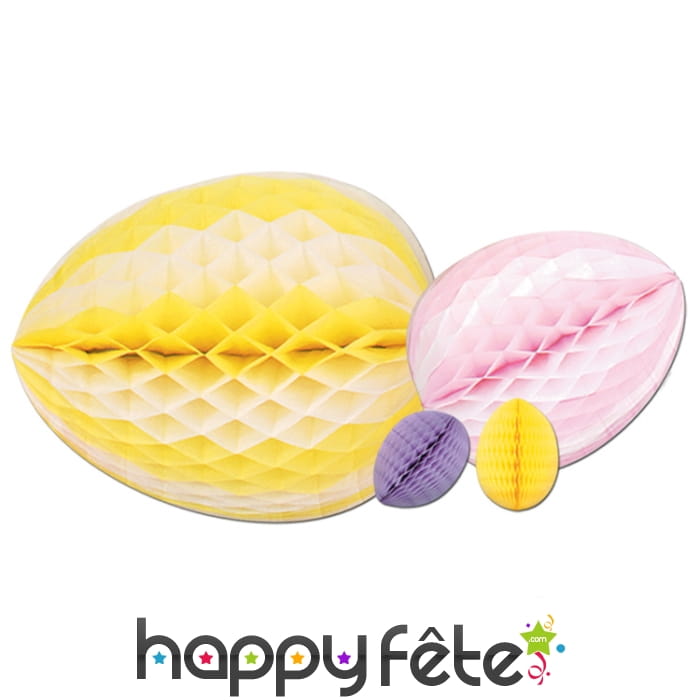 Oeuf alvéolé en papier de 45cm