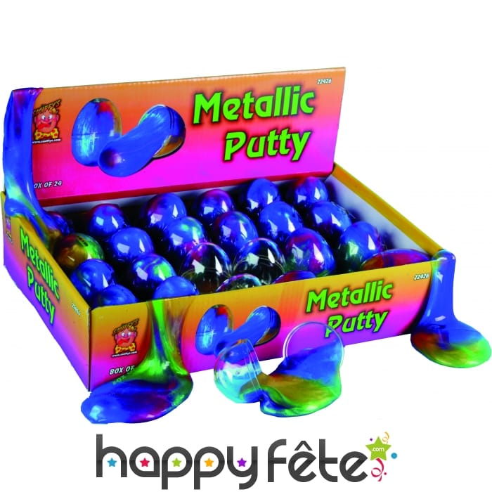 Oeufs avec liquide metallique