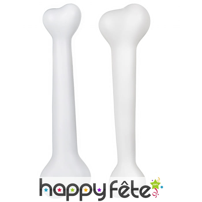 Os blanc en plastique de 22cm, par 2