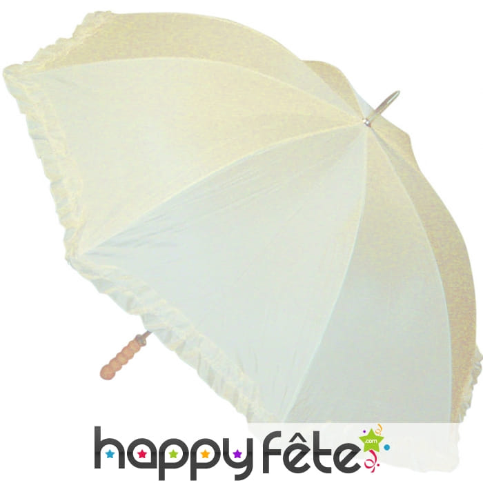 Ombrelle de mariage ivoire