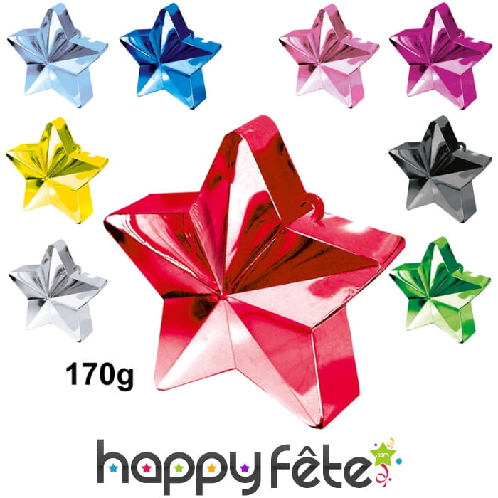 Poids à ballon en forme d'étoile, 170g