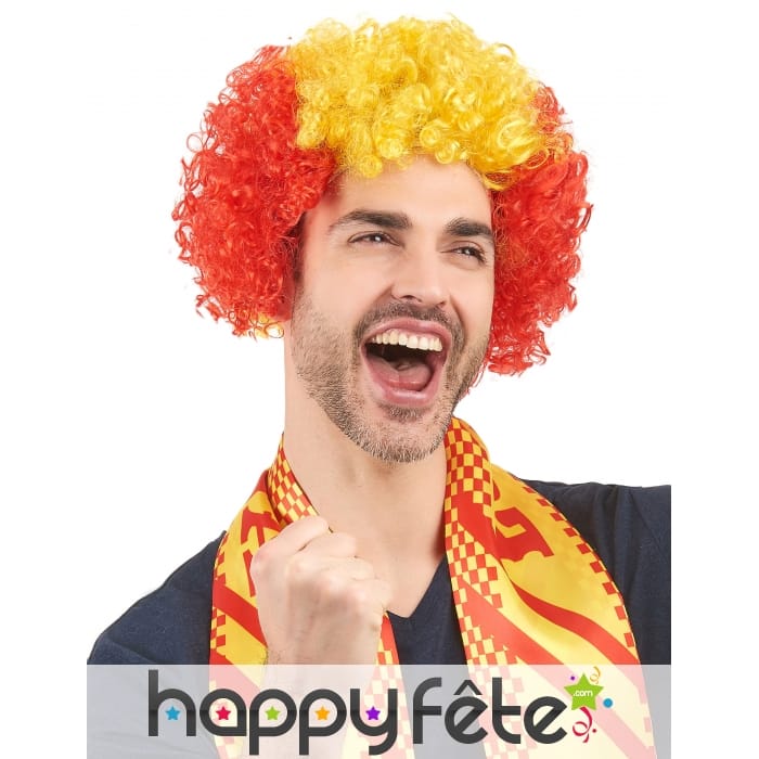 Perruque aux couleurs de l'Espagne