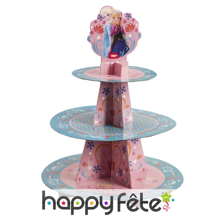 Présentoir à cupcakes Reine des neiges