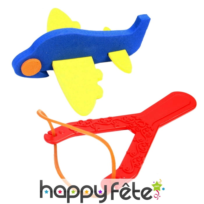 Petit avion en mousse avec catapulte