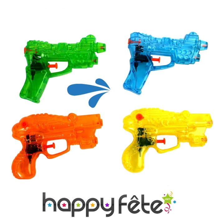 Pistolet à eau double jets coloré