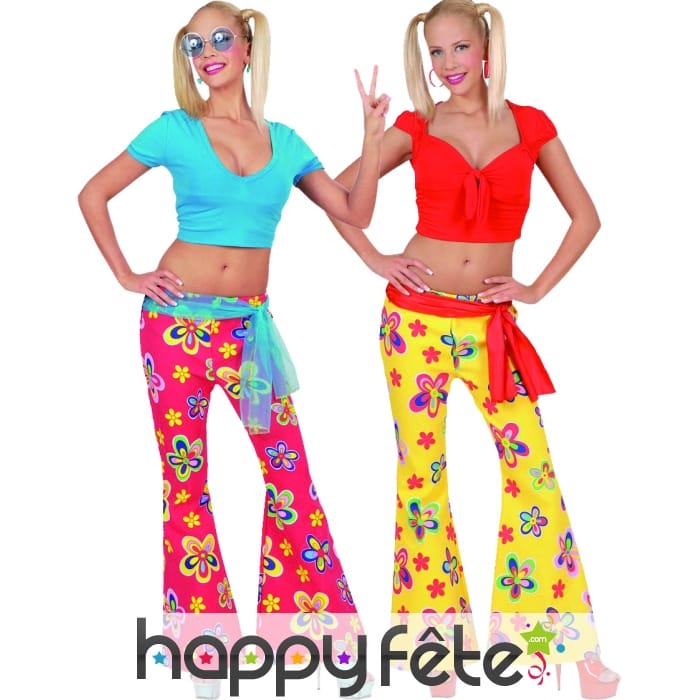 Pantalon à fleurs patte def