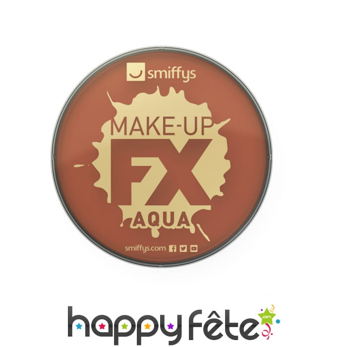 Peinture à l'eau brune