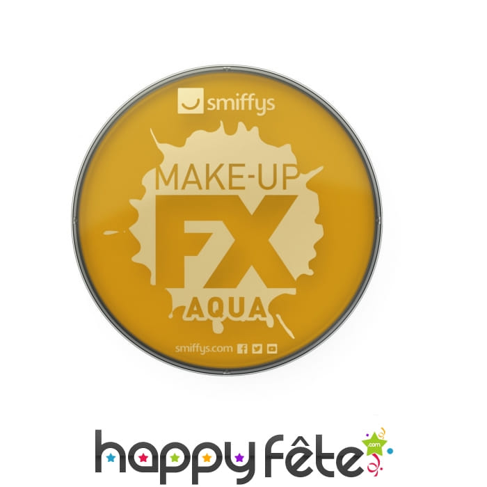 Peinture à l'eau jaune or