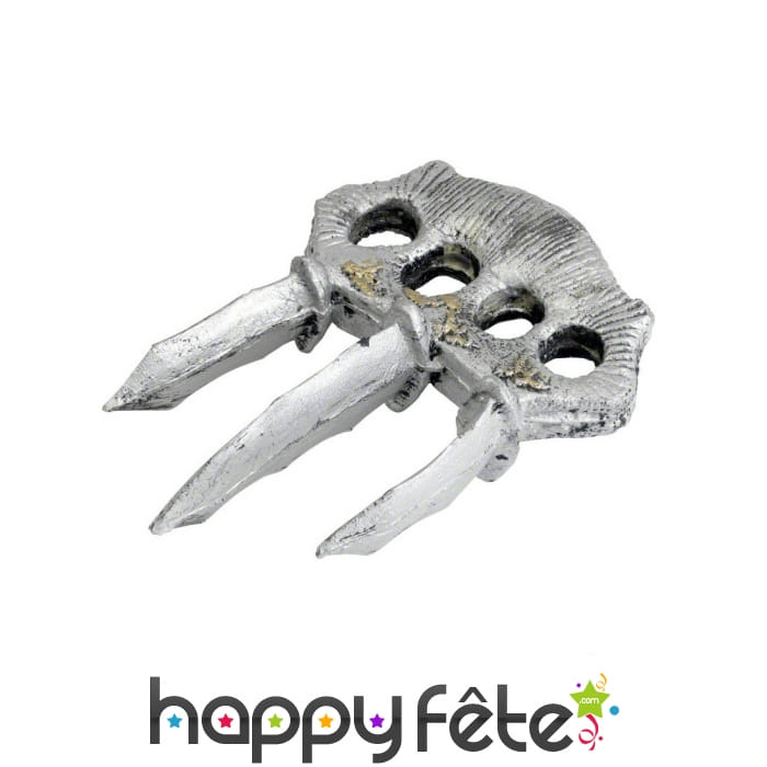 Poing américain, lames en plastique semi rigides