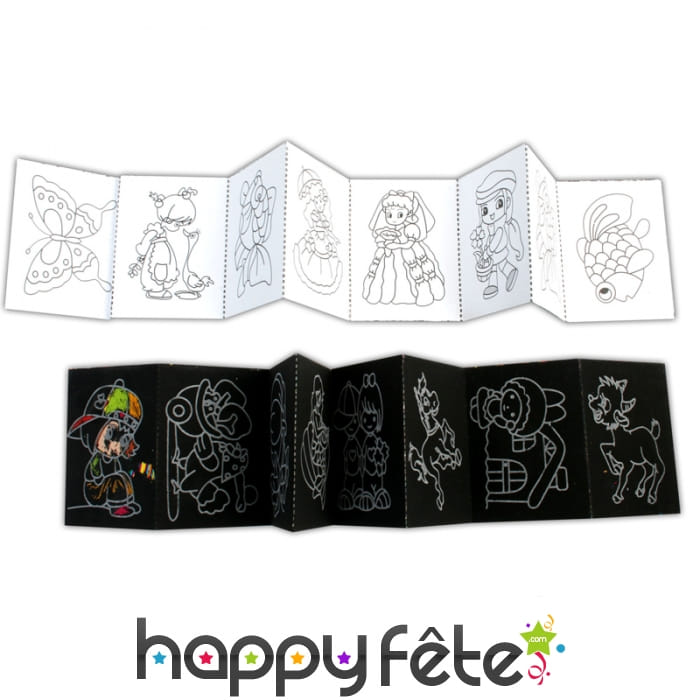 Petit album magique à gratter