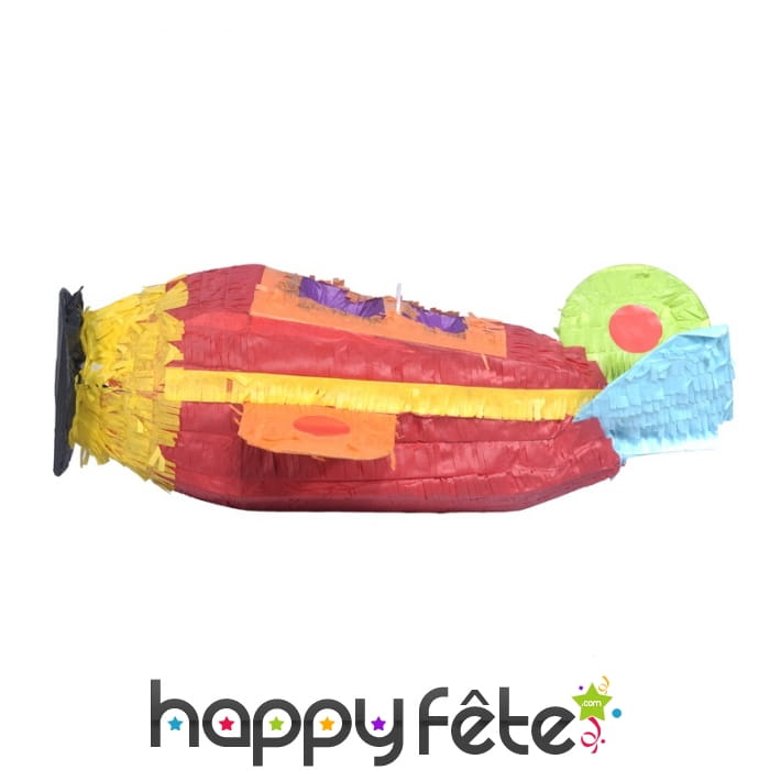 Pinata avion multicolore