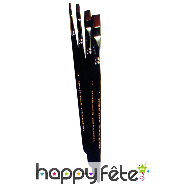 Pinceau à poils plats synthetique