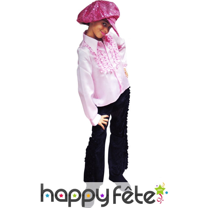 Pantalon à ruche noire