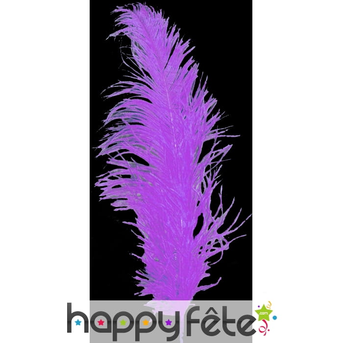 Plume autruche violet 55/60 cm