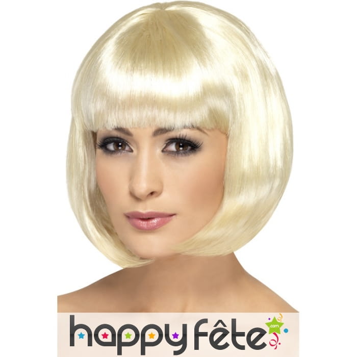 Perruque blonde clair femme