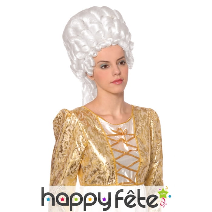 Perruque blanche de Marie Antoinette