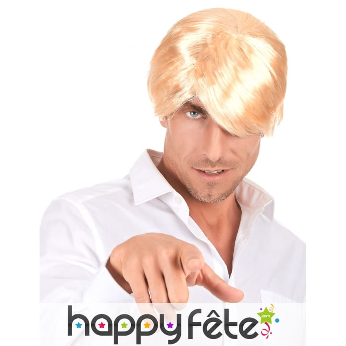 Perruque blonde de kevin le playboy