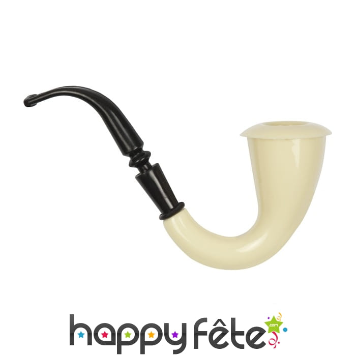 Pipe blanche de détective