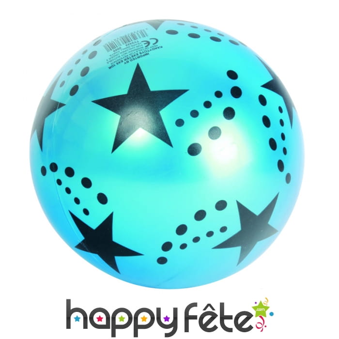 Petit ballon motifs étoiles, 18cm