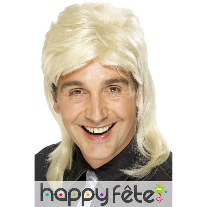 Perruque blonde nuque longue