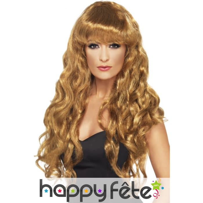 Perruque brune sirène