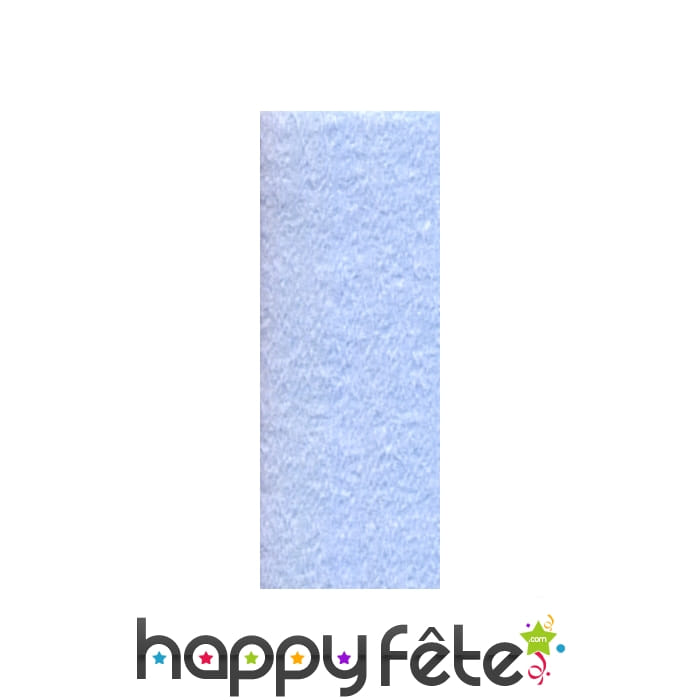 Papier crepon bleu ciel de 50 x 200 cm