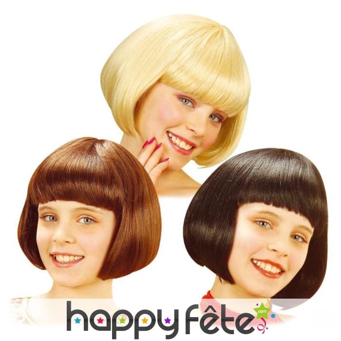 Perruque carré court de cabaret, classique