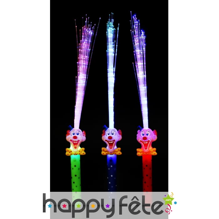 Plumeau clown clignotant