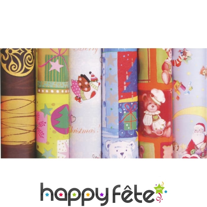 Papier cadeaux de Noël 60g/m², 0.7x2m