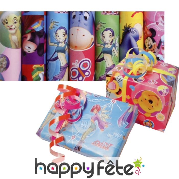 Papier cadeaux disney 60g/m², 0.7x2m