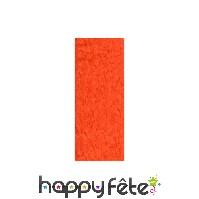 Papier crêpe décor orange de 0,70 x10 m