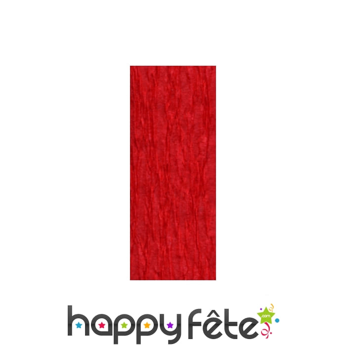 Papier crêpe décor rouge de 0,70 x10 m