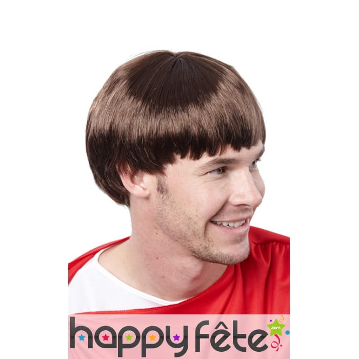 Perruque châtain de romain