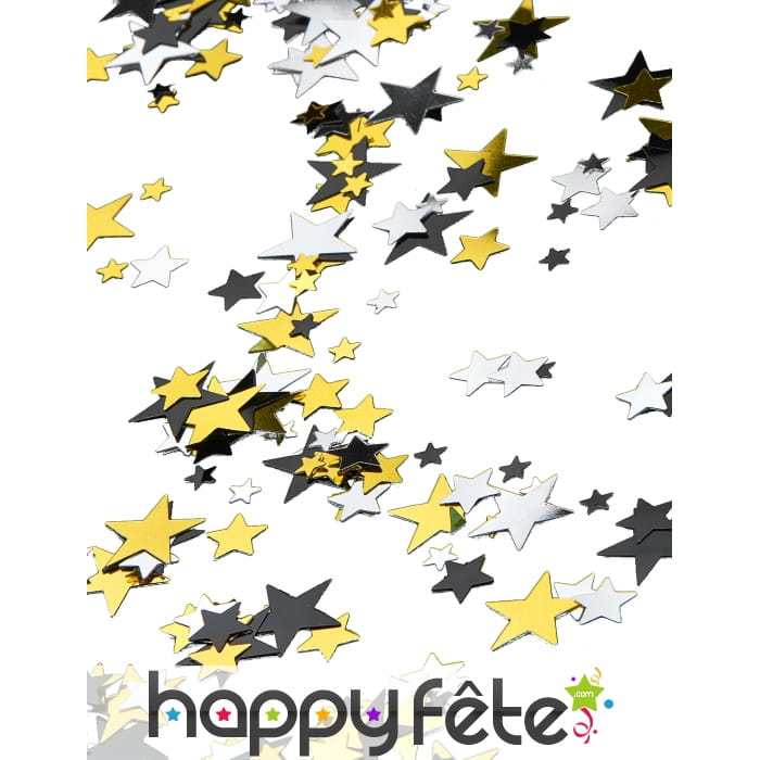 Petites confettis en forme d'étoile
