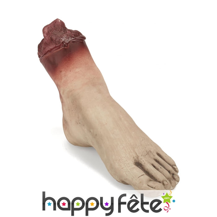 Pied coupé en plastique souple