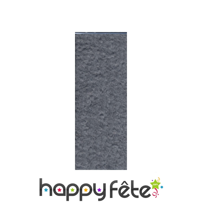 Papier crepon gris de 50 x 200 cm