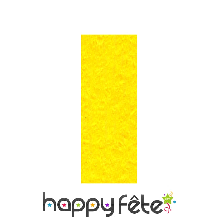 Papier crepon jaune canari de 50 x 200 cm