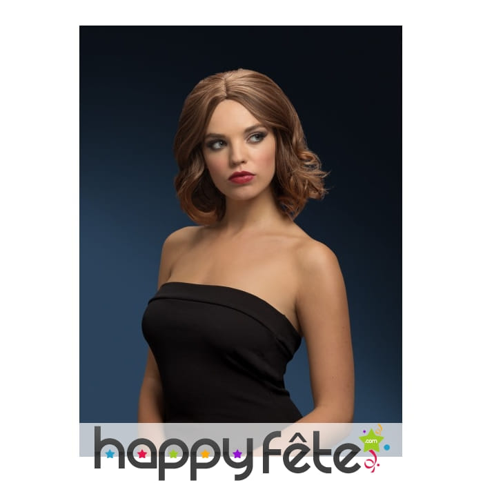 Perruque châtain olivia