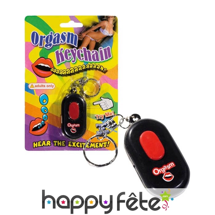 Porte clé original son d'orgasme