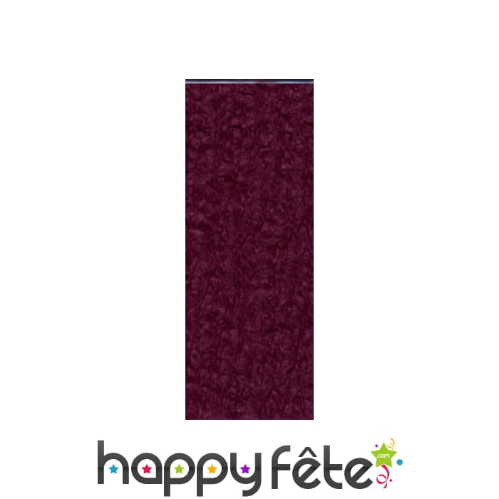 Papier crepon prune de 50 x 200 cm